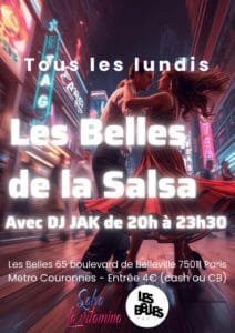 tous les lundis Les Belles de la Salsa